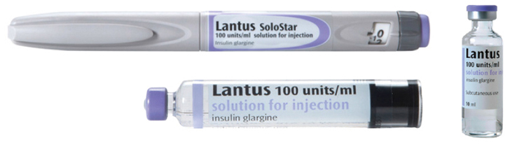 Lantus SoloStar Prefilled Pen, Vial and Cartridge