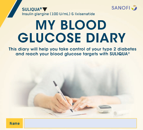My blood glucose diary